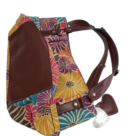 Relic Large Multi-Color Canvas Satchel Shoulder Hand Bag / Purse - Picture 1 of 10